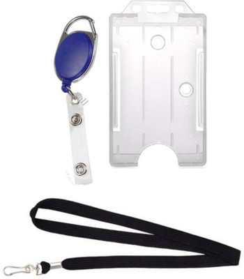 

FINDSTUFF Plastic Lanyard, ID Badge Holder, ID Badge Reel(Pack of 3)