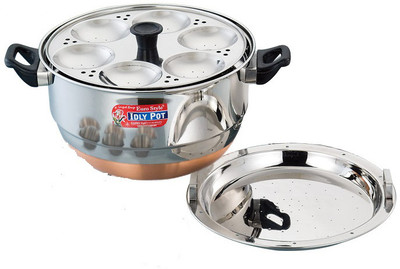 

Eurostyle Compact Copper Bottom 24 Standard Idli Maker(5 Plates )
