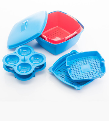 

Varmora Microwave Utility Cooker Microwave Idli Maker(1 Plates , 8 Idlis )