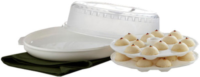 Signoraware Food Grade Polypropelene Idli Maker Stand Microwave Idli Maker(2 Plates )