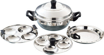

Eurostyle Multi Kadai S.S 8 Induction & Standard Idli Maker(3 Plates )