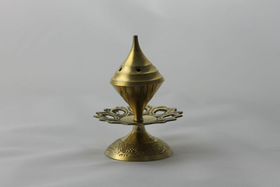 Sarvsiddhi Brass Incense Holder(Gold)