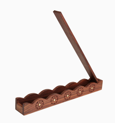 

Store Indya Dhoop Wooden Incense Holder(Brown, Pack of 1)