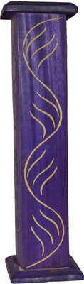 

White Grace Wooden Incense Holder Set(Blue)