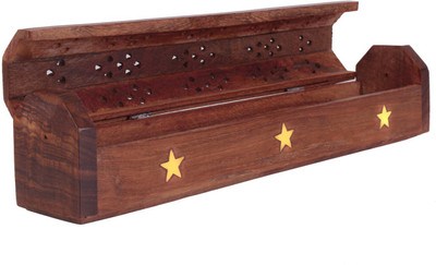 

Store indya Agar Dhoop Wooden Incense Holder Set(Brown, Pack of 1)