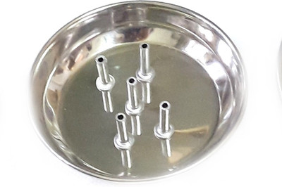 Lavelle Kitchen Agarbatti Stand 5 Steel Incense Holder(Silver)