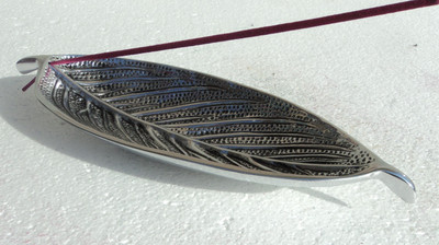 

Pure Source Aluminium Incense Holder(Silver, Pack of 1)