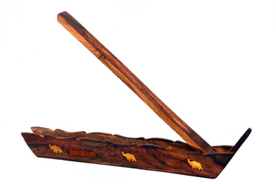 

Craft Trade Designer Wooden Tower Incense Holder Wooden Incense Holder(Brown)