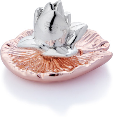 

Episode Lotus Silver, Wooden Incense Holder(Silver, Black, Pack of 1), Black;silver