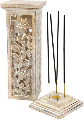 

Store Indya Agarbatti Wooden Incense Holder(Beige, Pack of 1)