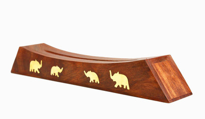

Store Indya Wooden Incense Holder(Brown)