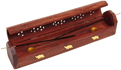 

Store Indya Agar Dhoop Wooden Incense Holder Set(Brown, Pack of 1)