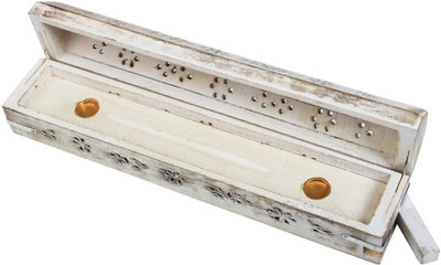 

Store Indya Wooden Incense Holder(White, Pack of 1)