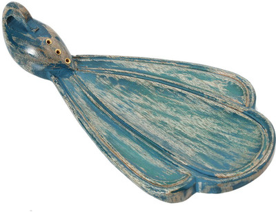

Store Indya Dhoop Wooden Incense Holder(Blue, Pack of 1)