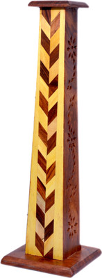 

Craft Trade Designer Wooden Tower Incense Holder Wooden Incense Holder(Multicolor)