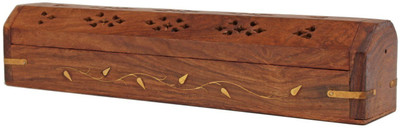 

Store indya Agar Dhoop Wooden Incense Holder Set(Brown, Pack of 1)