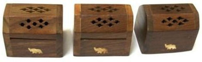 PRESHI Wooden Incense Holder(Brown)