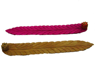 

Gaura Art & Crafts Wooden Incense Holder Set(Multicolor)