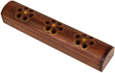 

Store Indya Wooden Incense Holder(Brown)