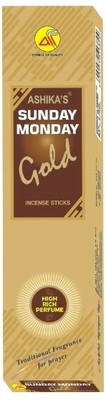 

Ashika's Sunday Monday Gold 50 Grams Sandal Agarbattis(38 Units)