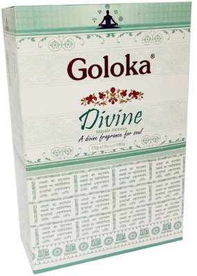 

Goloka Seva Trust GOLOKA DIVINE INCENSE STICKS PREMIUM INDIAN INCENSE STICK USABLE IN SPA, WORSHIP, POOJA OR HOME FRAGNANCE PACK OF 15GX12 AGARBATI Herbs , Aromatic Roots (GOLOKA DIVINE) Agarbattis(13 Units)