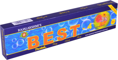 

Rajalakshmi Phoshak Best Assorted Four Fragrances Agarbattis(95 Units)