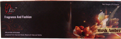 

Fragrance and Fashion Musk Amber Sandal Agarbattis(170 Units)