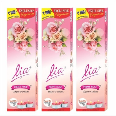 Lia Rose Agarbattis(172 Sticks) Lia Rose Agarbattis(172 Sticks)