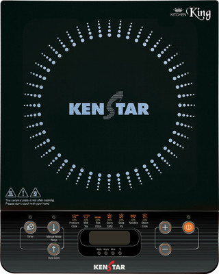 Kenstar KIK19BP7-RFN Induction Cooktop(Black, Push Button) available at flipkart for Rs.2199