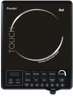 

Preethi Dial IC 103 Induction Cooktop(Black, Jog Dial)