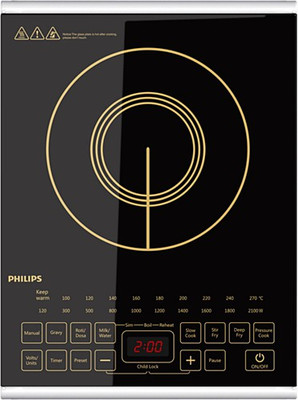 

Philips HD4938 Induction Cooktop(Black, Touch Panel)