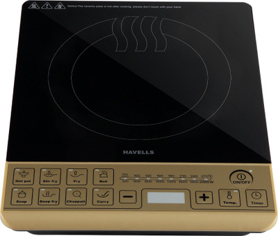

Havells ST-X Induction Cooktop(Gold, Black, Touch Panel)