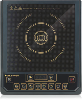 

Bajaj Majesty ICX 3 Induction Cooktop(Black, Push Button)