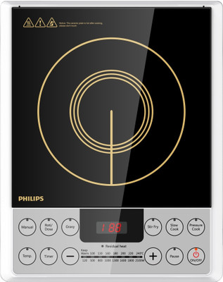 

Philips HD4929/01 Induction Cooktop(Black, Push Button)