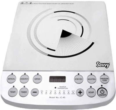 

Savvy IC-45 Induction Cooktop(White, Push Button)