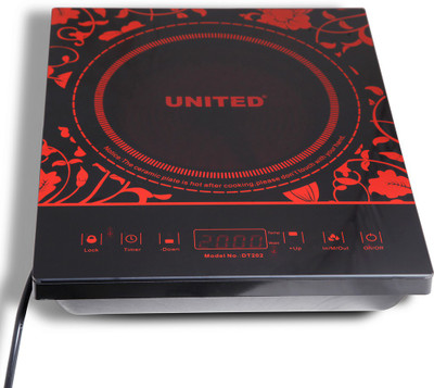 

United DT202 Radiant Cooktop(Black, Jog Dial)