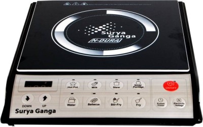 

Ndura surya ganga Induction Cooktop(Black, Push Button)