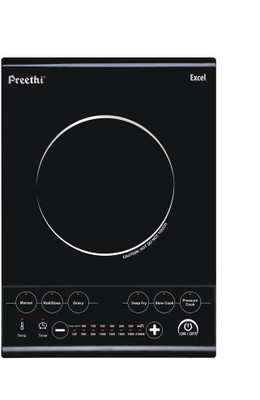

Preethi Excel IC 104 Induction Cooktop(Black, Push Button)