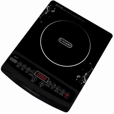 V-Guard 1800 W Induction Cooktop Push Button(Black, VIC-10)
