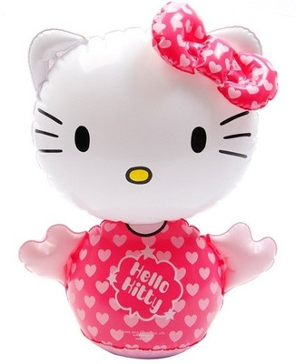 

Disney Hello Kitty Tumbler Inflatable Cartoons(White, Pink)