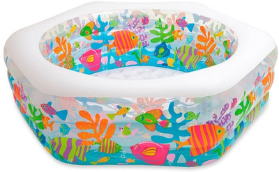 INTEX Ocean Reef Pool Inflatable Swimming Pool(Multicolor)