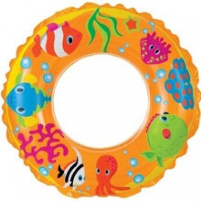 

Intex Ocean Reef Transparent Inflatable Swim Ring(Yellow)