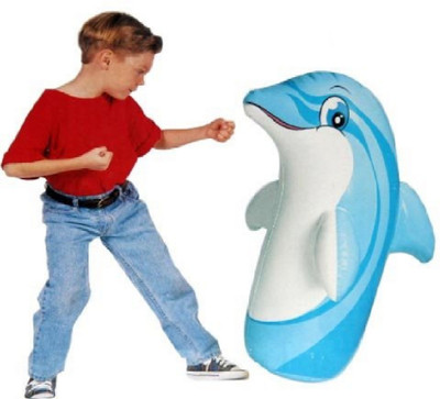 

Ktkashish Toys Kashish kids Star Fish Hit me 97cm* 61 cm Inflatable Hit me(Blue)