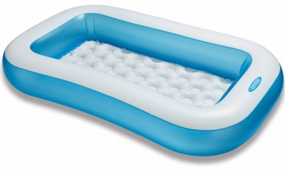 INTEX Rectangular Inflatable Swimming Pool(Blue)