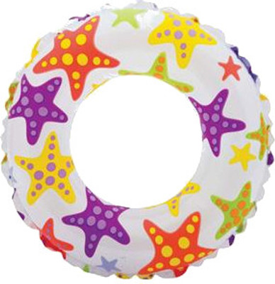 

Intex Lively Print Swim Ring - Star Inflatable Water Games(Multicolor)