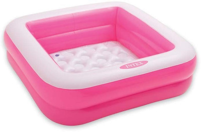 INTEX Square Baby Pool Pink Inflatable Swimming Pool(Pink)