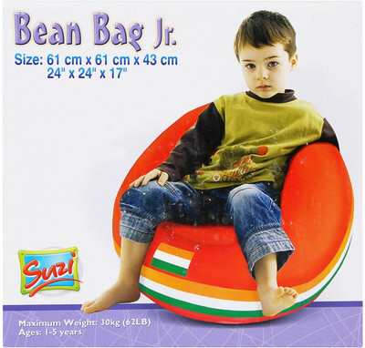 Suzi Bean Bag Small Inflatable Sofa(Red)
