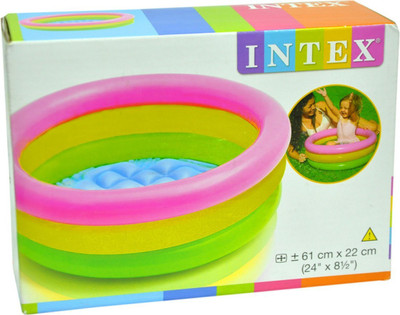 

Intex water filling pool Inflatable Pool(Multicolor)