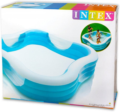 Intex Swim Center Family Pool 57495 Inflatable Pool(Blue)