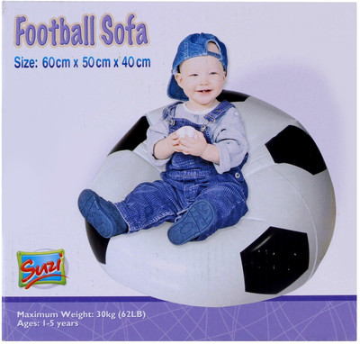 

Suzi Football Small Inflatable Sofa(White)